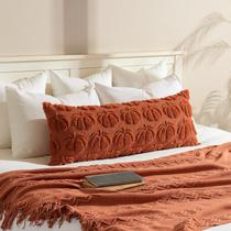 Capa de travesseiro MIULEE Fall 14x36 cm de comprimento Lombar Rust Pumpkin Capa de travesseiro MIULEE Fall 14x36 cm de comprimento Lombar Rust Pumpkin