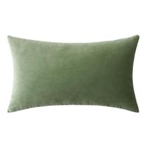 Capa de travesseiro MIULEE Velvet Soft Luxury Decor 30x50cm verde sálvia Capa de travesseiro MIULEE Velvet Soft Luxury Decor 30x50cm verde sálvia