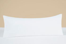 Capa de Travesseiro para Corpo Xuxão Suavitec Micropercal 200 Fios - Branco