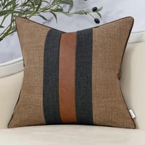Capa de travesseiro Yangest Patchwork 45x45cm Luxury Cotton Brown