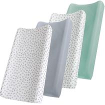 Capa de trocador Biloban, pacote com 4 unidades, para 81 x 41 cm, macia Capa de trocador Biloban, pacote com 4 unidades, para 81 x 41 cm, macia