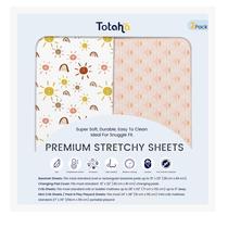 Capa de trocador Totaha Premium Soft Stretchy 13x81 cm