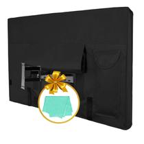 Capa de TV externa Easy-Going 55" impermeável preta
