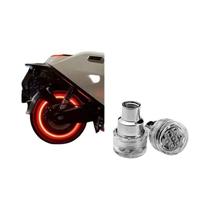 Capa De Válvula De Pneu De Moto Com Luz LED Fluorescente Neon, Acessórios De Decoração Para