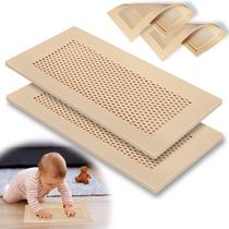 Capa de ventilação Orzbow Baby Proofing, silicone macio, pacote com 2 unidades cáqui