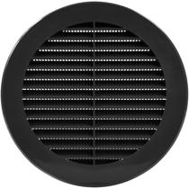 Capa de ventilação Soffit Systems 15 cm de plástico preto redondo