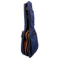 Capa De Violão Azul Folk Acolchoada Luxo Case Bag