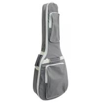 Capa De Violão Cinza Clássico Acolchoada Modelo Luxo Case Bag - JL Bag