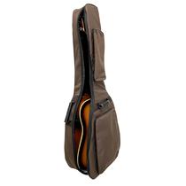 Capa De Violão Marrom Folk Acolchoada Luxo Case Bag