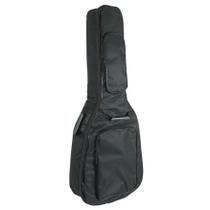 Capa De Violão Preta Clássico Acolchoada Luxo Case Bag - JL Bag
