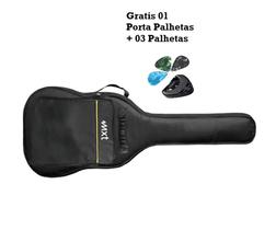 Capa de Violão SemiLuxo 5mm com Alça e Bolso Frontal MXT Capa de Violão SemiLuxo 5mm com Alça e Bolso Frontal MXT