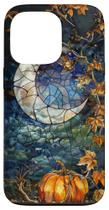 Capa de vitral Celestial Halloween Mosaic para iPhone 13 Pro Capa de vitral Celestial Halloween Mosaic para iPhone 13 Pro