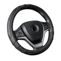 Capa de volante Achiou Black Leather Universal 38cm Capa de volante Achiou Black Leather Universal 38cm