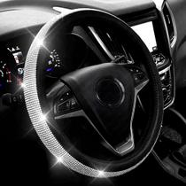 Capa de volante ChuLian Diamond Leather com strass Capa de volante ChuLian Diamond Leather com strass