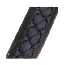 Capa De Volante De Carro Em Couro Artificial Costurada À Mão Na Cor Preta Para Renault Megane 2 Capa De Volante De Carro Em Couro Artificial Costurada À Mão Na Cor Preta Para Renault Megane 2