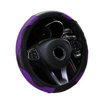 Capa de Volante de Carro em Couro PU Antiderrapante - 37-38cm