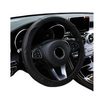 Capa De Volante De Carro Em Couro PU Antiderrapante E Respirável Em Fibra De Carbono 37-38.5cm