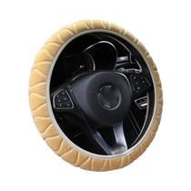 Capa De Volante De Carro Universal De Plush Macio E Quente Para O Inverno 37-39cm Acessórios De