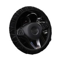 Capa De Volante De Carro Universal De Plush Macio E Quente Para O Inverno 37-39cm Acessórios De