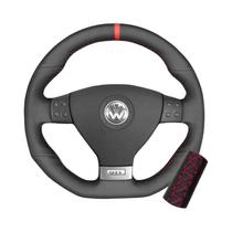 Capa De Volante De Couro Antiderrapante Personalizada Para VW Golf GTI Scirocco Tiguan Passat Capa De Volante De Couro Antiderrapante Personalizada Para VW Golf GTI Scirocco Tiguan Passat