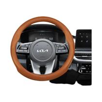 Capa De Volante De Couro Ultra Fina E Respirável Para Kia Ceed Jd Picanto Sportage Rio Cerato Stonic