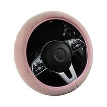 Capa De Volante De Inverno Quente E Macia Em Plush, Antiderrapante, Protetor Flexível Totalmente