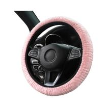 Capa De Volante De Pelúcia Quente De Coelho Para Carros De 14,5 a 15 Polegadas (Sem Anel Interno) Capa De Volante De Pelúcia Quente De Coelho Para Carros De 14,5 a 15 Polegadas (Sem Anel Interno)