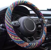 Capa de Volante Elástica Limsas Boho - Microfibra 38cm