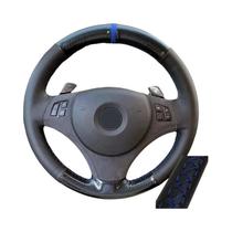 Capa De Volante Em Couro De Fibra De Carbono Para BMW Série 1 E81 E82 E87 E88 Série 3 E90 E91 E92 Capa De Volante Em Couro De Fibra De Carbono Para BMW Série 1 E81 E82 E87 E88 Série 3 E90 E91 E92