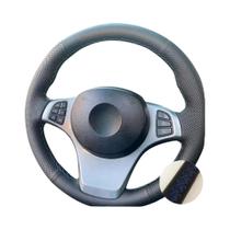 Capa De Volante Em Couro Microfibra Costurada À Mão Para BMW X3 E83 2003-2010 X5 E53 2004-2006 Capa De Volante Em Couro Microfibra Costurada À Mão Para BMW X3 E83 2003-2010 X5 E53 2004-2006
