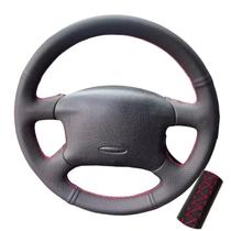 Capa De Volante Em Couro Microfibra Costurada À Mão Perfurada Para VW Golf 4 MK4 1998-2004 Passat B5 Capa De Volante Em Couro Microfibra Costurada À Mão Perfurada Para VW Golf 4 MK4 1998-2004 Passat B5
