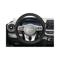 Capa De Volante Em Couro Perfurado Com Textura De Fibra De Carbono Para KIA Sportage Rio Ceed Stonic