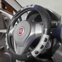 Capa de volante gladiador com massageador - cinza