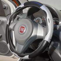 Capa De Volante Material Sintético Preto Esportiva Tuning Universal Fiat Ford VW Chevrolet Protetor Antiderrapante Conforto Premium