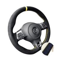 Capa De Volante Personalizada Para Carro VW Golf 6 GTI MK6 Jetta GLI R20 Tiguan R-Line Trançada
