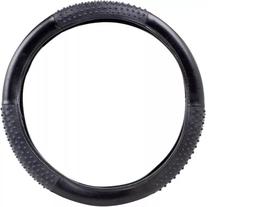 Capa de Volante Preta com Massageador Novat