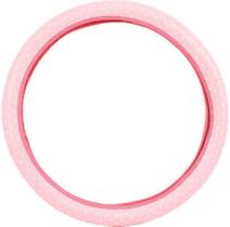 Capa de Volante Rosa 38cm com Estrelas Brancas Capa de Volante Rosa 38cm com Estrelas Brancas