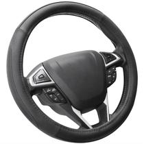 Capa de volante SEG Direct Universal 37-38cm em couro preto Capa de volante SEG Direct Universal 37-38cm em couro preto