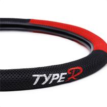 Capa de volante universal bordada TYPER VERMELHO