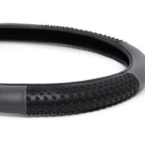 Capa de volante universal com massageador CINZA