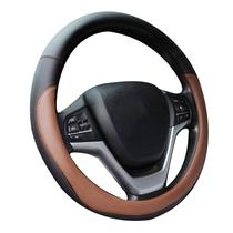 Capa de volante Valleycomfy Microfiber Leather Brown