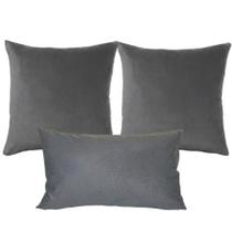 Capa Decorativa Com Zíper Kit 3 Peças Para Encosto Lombar Apoio Cama Sofá Retrátil Poltrona Capa Decorativa Com Zíper Kit 3 Peças Para Encosto Lombar Apoio Cama Sofá Retrátil Poltrona