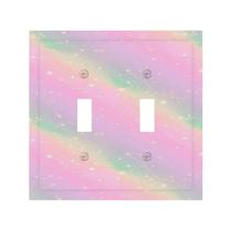 Capa Decorativa para Interruptor de Luz Oilbiexn 2 Gang em Tons Pastel