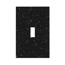 Capa Decorativa para Interruptor de Luz Oilbiexn Cosmic Sparkle Black Capa Decorativa para Interruptor de Luz Oilbiexn Cosmic Sparkle Black