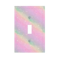 Capa Decorativa para Interruptor de Luz Oilbiexn Glitter Pastel 1 Módulo