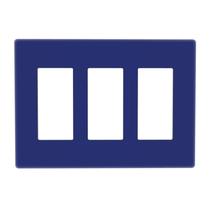 Capa decorativa para interruptor triplo 17x12 cm azul Capa decorativa para interruptor triplo 17x12 cm azul