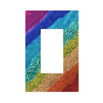 Capa Decorativa para Tomada Oilbiexn com Faixa Arco-Íris Brilhante Capa Decorativa para Tomada Oilbiexn com Faixa Arco-Íris Brilhante