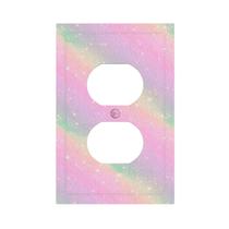 Capa Decorativa para Tomada Oilbiexn Glittery Pastel 1 Gang