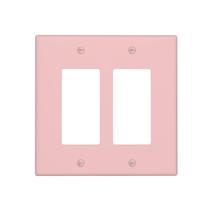 Capa Decorativa para Tomada Oilbiexn Rosa Blush 2 Módulos Capa Decorativa para Tomada Oilbiexn Rosa Blush 2 Módulos