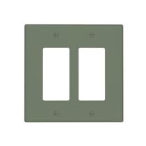 Capa Decorativa para Tomada Oilbiexn Verde Sálvia 2 Módulos Capa Decorativa para Tomada Oilbiexn Verde Sálvia 2 Módulos